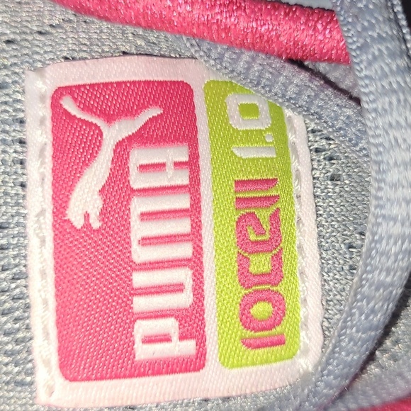 Puma locell 1.0 sneakers athletic running shoes gray pink lime green size 7 - Picture 7 of 9